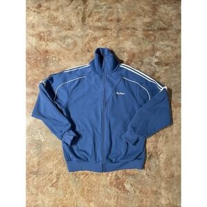 Vintage MacGregor Blue Full Zip Track Jacket Coat‎ 90s Sz L